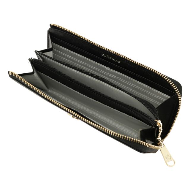 【レビュー投稿で+5％還元】クレイサス 長財布 L字ファスナー 本革 レディース レミー 190144 CLATHAS | 牛革 レザー カメリア_5