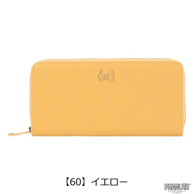 スヌーピー PEANUTS クレイサス 長財布 ラウンドファスナー 本革 レディース 190510 CLATHAS × PEANUTS ピーナッツ SNOOPY リボン 大容量_10