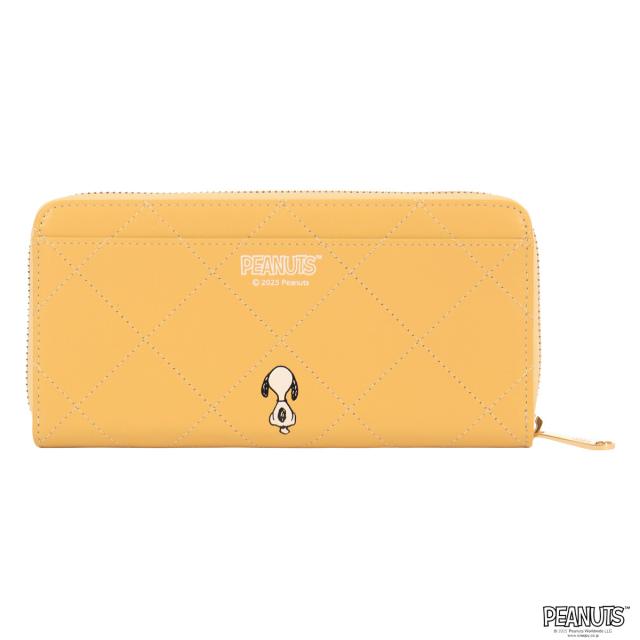 スヌーピー PEANUTS クレイサス 長財布 ラウンドファスナー 本革 レディース 190510 CLATHAS × PEANUTS ピーナッツ SNOOPY リボン 大容量_2