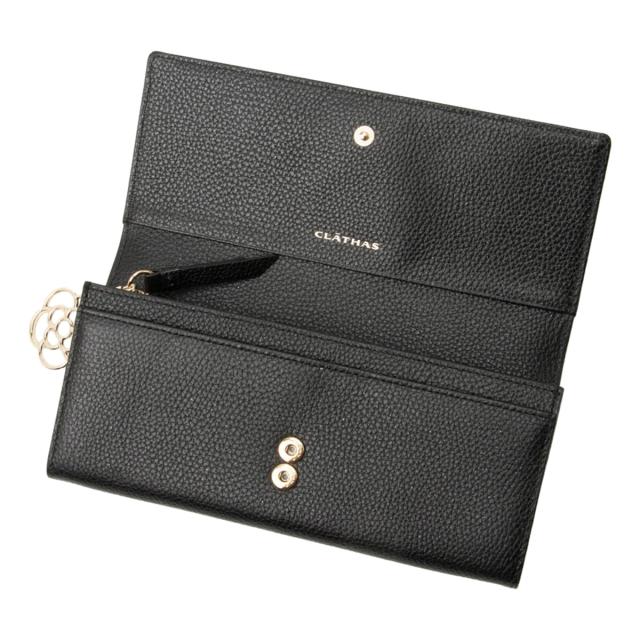 【レビュー投稿で+5％還元】クレイサス 長財布 かぶせ レディース カーラ 190691 CLATHAS | ラメ 牛革 レザー_5