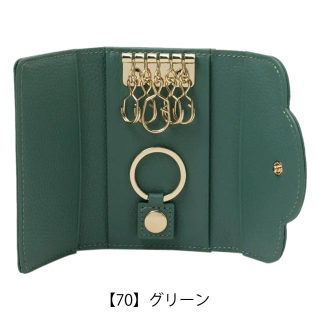 クレイサス キーケース 本革 ペルル レディース 190714 CLATHAS コンパクト ミニ レザー カメリア_11