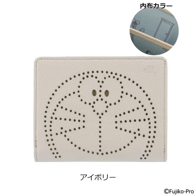 レビュー投稿で+5％還元】ドラえもん エフィー 二つ折り財布 本革