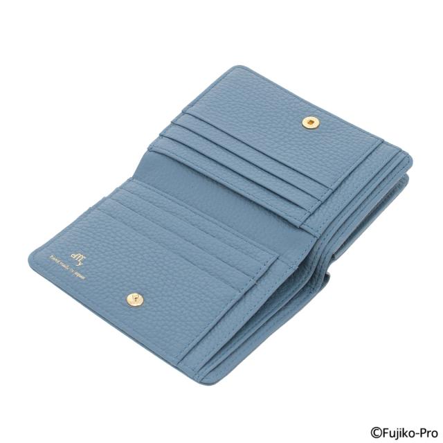 【レビュー投稿で+5％還元】ドラえもん エフィー 二つ折り財布 本革 レザー レディースCLB3-02 日本製 efffy ミニ財布 コンパクト 牛革 かわいい 大人 グッズ 開運 一粒万倍日 クリスマス_mp クリスマス_wp レビュー投稿で+5％還元】ドラえもん エフィー 二つ折り財布 本革