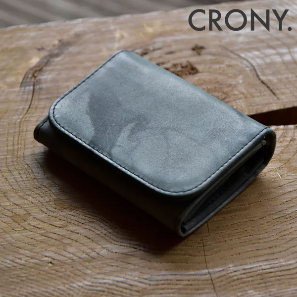 【レビュー投稿で+5％還元】クルニー 財布 ミニ財布 ケース コンパクト 小さめ 札入れ 小銭入れ メンズ 日本製 CRSH-04 SESSHU CRONY. 雪舟 ムラ染め 牛革 本革 レザー クリスマス_mp
