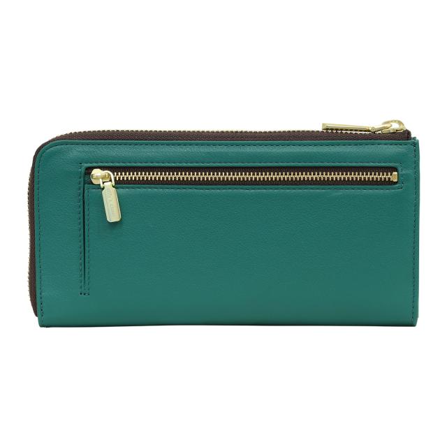 レビュー投稿で+5％還元】長財布 L字ファスナー 本革 レディース エフィー