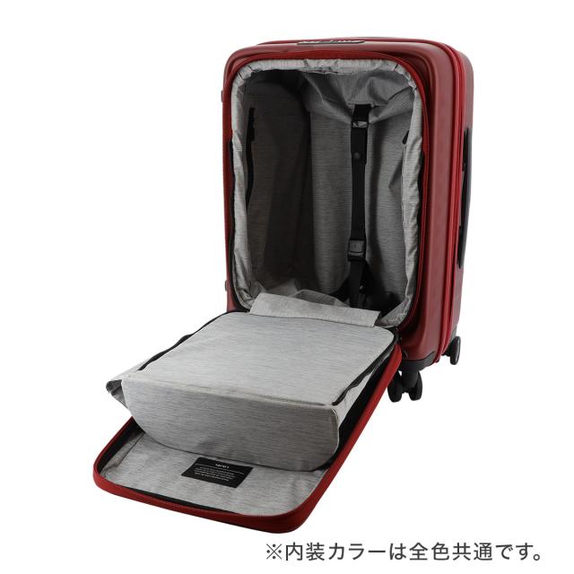 【レビュー投稿で+5％還元】ロジェール スーツケース キューボ 機内持ち込み 37(42)L 48cm 3.4kg CUBO-REFRESH-S LOJEL｜キャリーケース キャリーバッグ フロントオープン 拡張機能 エキスパンダブル TSAロック搭載 クリスマス_mp