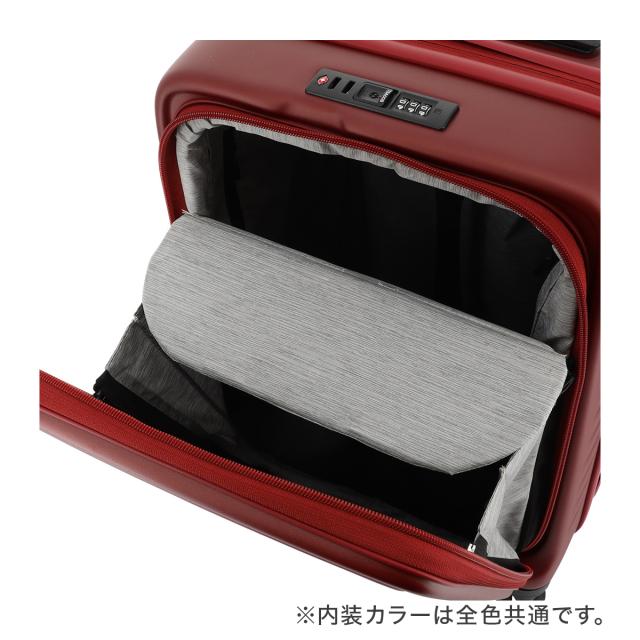 【レビュー投稿で+5％還元】ロジェール スーツケース キューボ 機内持ち込み 37(42)L 48cm 3.4kg CUBO-REFRESH-S LOJEL｜キャリーケース キャリーバッグ フロントオープン 拡張機能 エキスパンダブル TSAロック搭載 クリスマス_mp