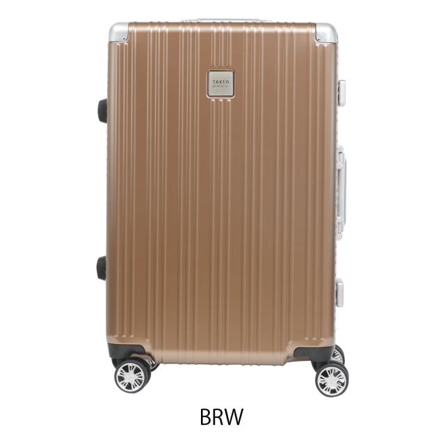 【レビュー投稿で+5％還元】タケオキクチ スーツケース アルミフレーム DAJ003 TAKEO KIKUCHI 65L 4.4kg Mサイズ ビジネス 軽量 キャリーケース キャリーバッグ 出張 トラベル 旅行バッグ 国内旅行 海外旅行 旅行 sh_of agesugi_sfa クリスマス_mp