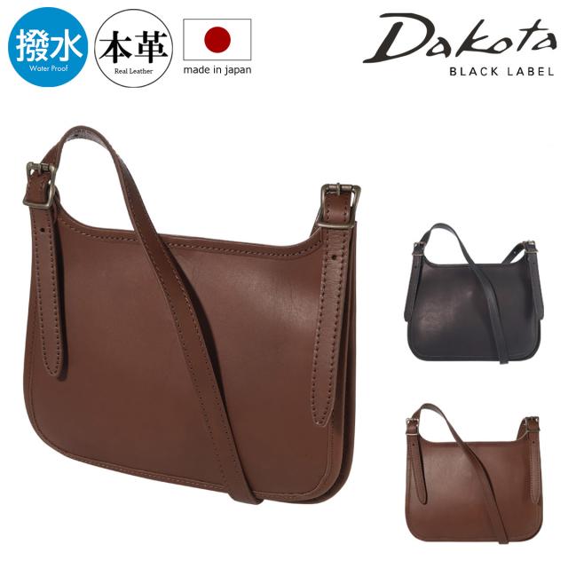 【レビュー投稿で+5％還元】ダコタ ブラックレーベル ショルダーバッグ AM8 メンズ レディース 日本製 1623900 Dakota BLACKLABEL 撥水 牛革 本革 レザー 斜めがけ 軽量 クリスマス_mp クリスマス_wp
