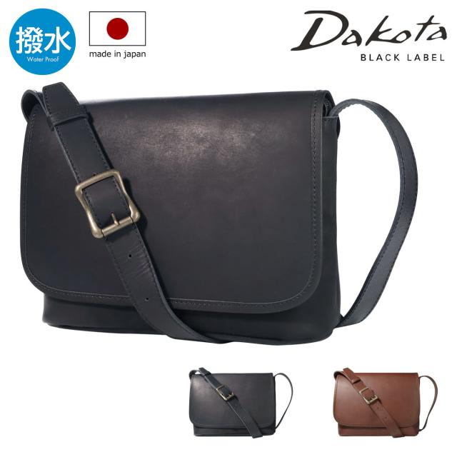 【レビュー投稿で+5％還元】ダコタ ブラックレーベル ショルダーバッグ AM8 メンズ レディース 日本製 1623902 Dakota BLACKLABEL 撥水 牛革 本革 レザー 斜めがけ 軽量 v_other バレンタインの通販は