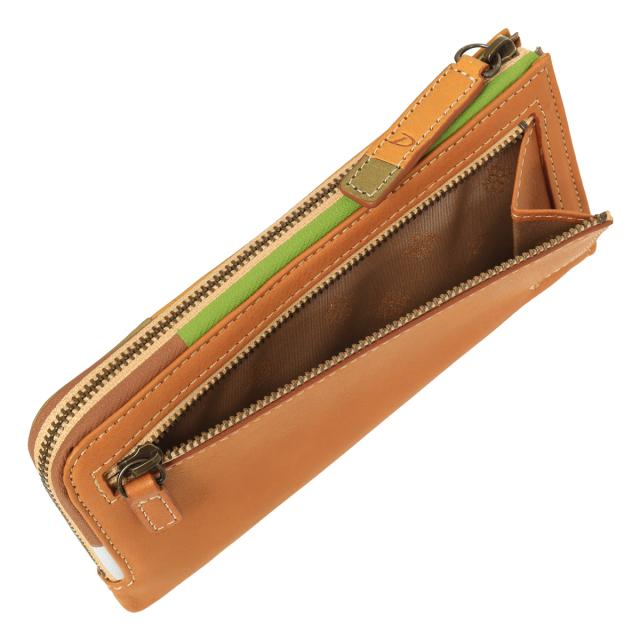 ダコタ 長財布 L字ファスナー メンズ レディース 0031624 ブロッコ Dakota 牛革 本革 レザー ギフト プレゼント ポケット多め カラフル 薄型_4