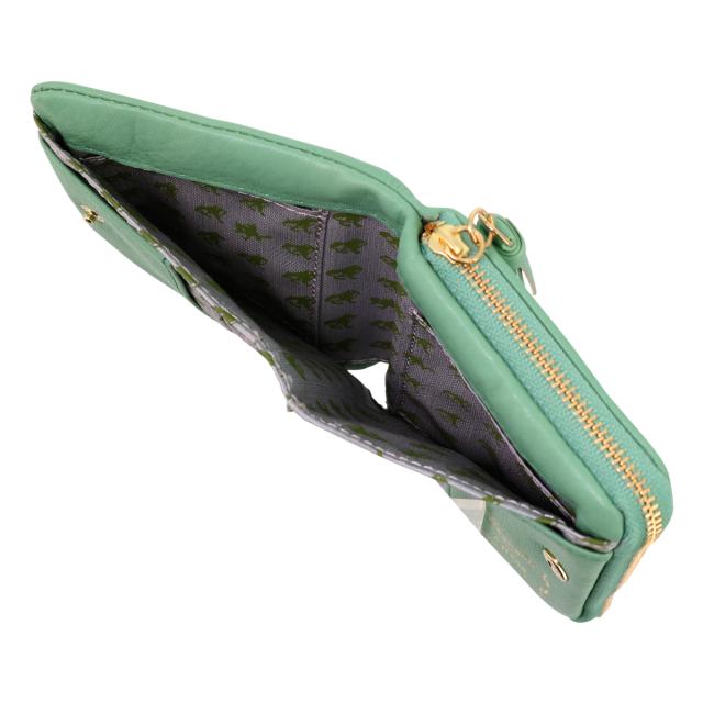 レビュー投稿で+5％還元】エッセンスオブポイズン 二つ折り財布 カエル