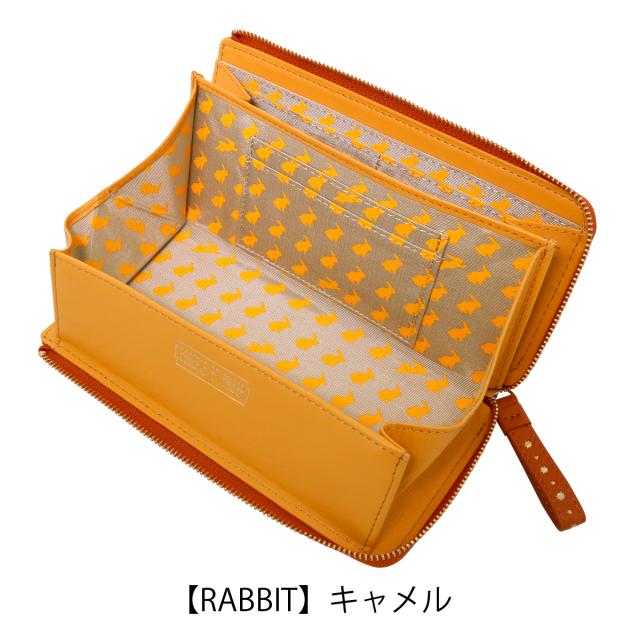 【レビュー投稿で+5％還元】エッセンスオブポイズン 長財布 本革 レザー L字ファスナー 薄型 薄い レディース DJO-3222 ESSENCE OF POISON スリムウォレット ギャルソン型 アニマル カエル ネコ ねこ うさぎ ウサギ 牛革 開運 一粒万倍日 sh_of agesugi_sfa_14