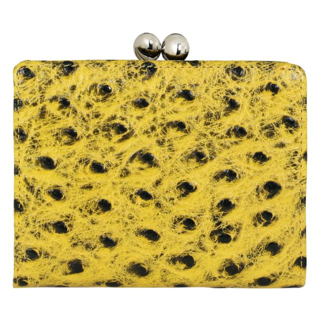 レビュー投稿で+5％還元】ヴィアドアン 二つ折り財布 ガマ口 本革