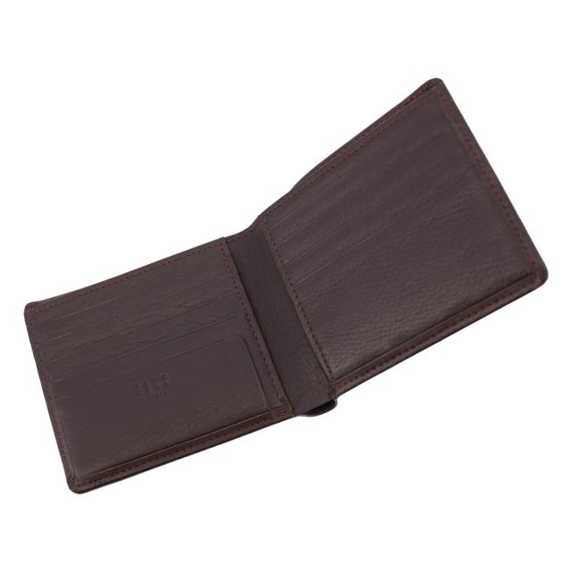 レビュー投稿で+5％還元】ダックス 二つ折り財布 小銭入れなし