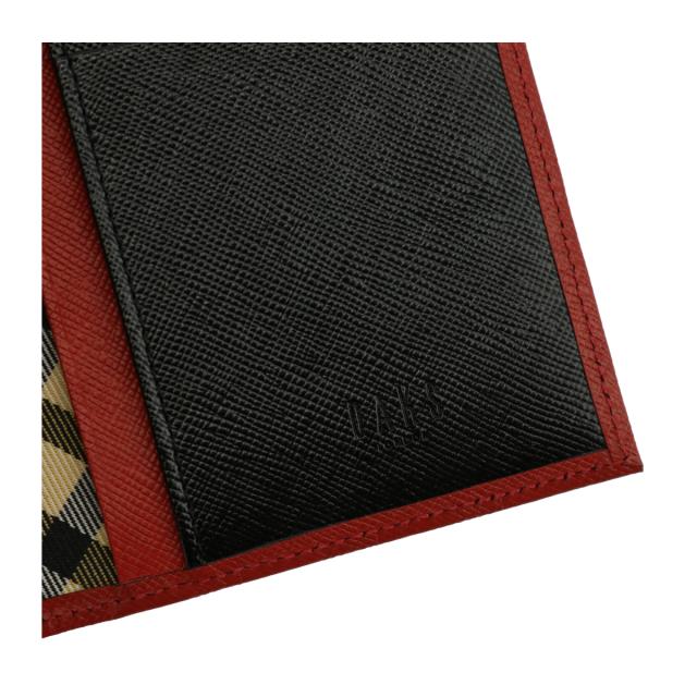 レビュー投稿で+5％還元】ダックス 長財布 チェッカーエンボス メンズ