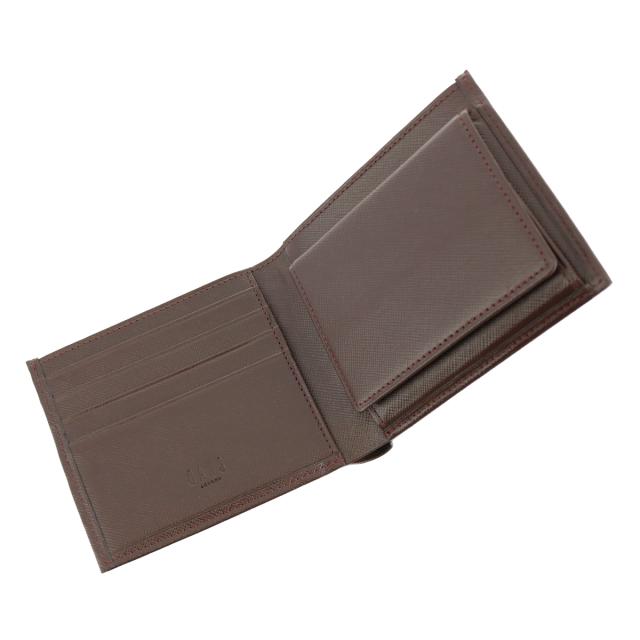 レビュー投稿で+5％還元】ダックス 二つ折り財布 チェッカーエンボス