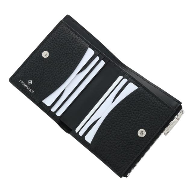 レビュー投稿で+5％還元】ドレステリア 二つ折り財布 ミニ財布 本革