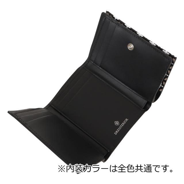 【レビュー投稿で+5％還元】ドレステリア 三つ折り財布 財布 三つ折り ミニ財布 コンパクト 小さめ カジュアル メンズ レディース 866604 チェスキー DRESSTERIOR 牛革 本革 レザー クリスマス_mp クリスマス_wp レビュー投稿で+5％還元】ドレステリア 三つ折り財布 財布 三つ折り