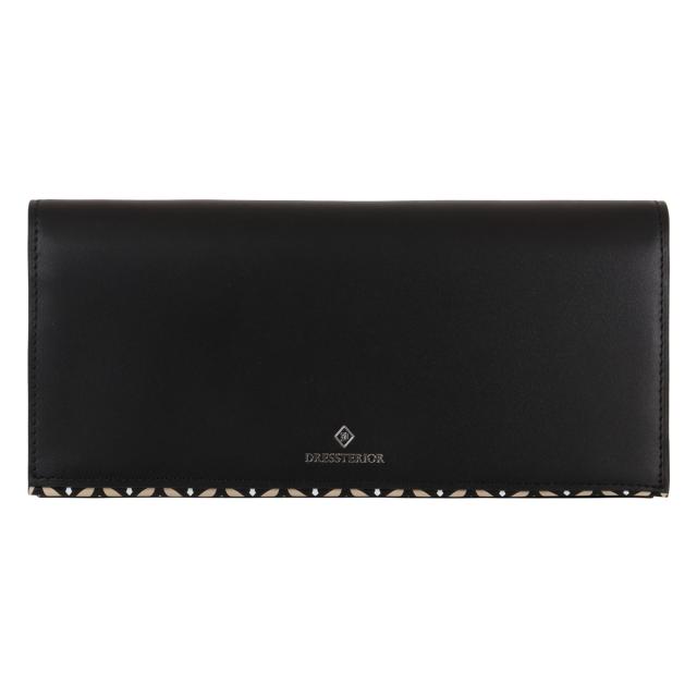 【レビュー投稿で+5％還元】ドレステリア 長財布 財布 かぶせ カジュアル カード収納 メンズ レディース 866605 チェスキー DRESSTERIOR 牛革 本革 レザー 