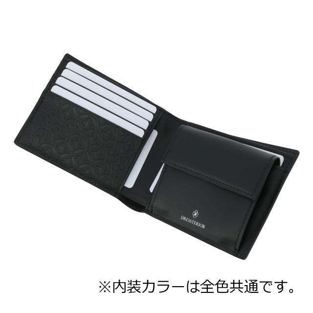 レビュー投稿で+5％還元】ドレステリア 二つ折り財布 本革 メンズ