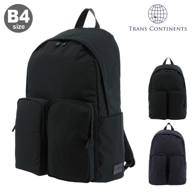【レビュー投稿で+5％還元】トランスコンチネンツ リュック B4  メンズF-483 TRANS CONTINENTS | リュックサック デイパック ビジネスリュック 通勤 クリスマス_mp