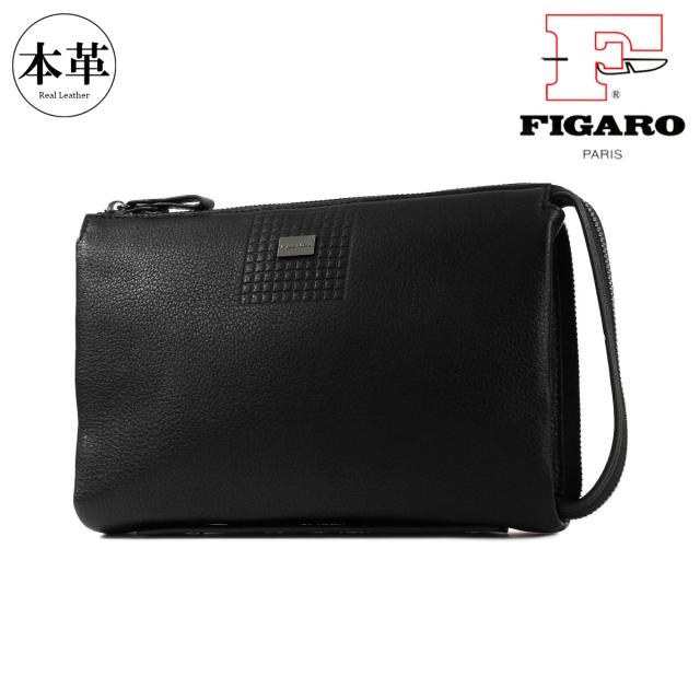 【レビュー投稿で+5％還元】フィガロ クラッチバッグ メンズ 36193 アルルII FIGARO レザー 牛革 セカンドバッグ ビジネスバッグ