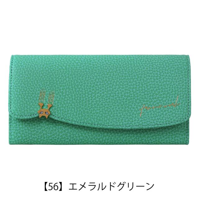 【レビュー投稿で+5％還元】フレームワーク 長財布 本革 レディース キトン 45002 FRAME WORK 猫 ねこ ネコ キャット 大容量 牛革 レザー_13