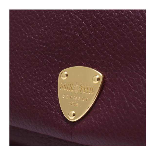 レビュー投稿で+5％還元】ゴールドファイル 長財布 本革 かぶせ