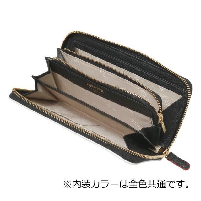 レビュー投稿で+5％還元】ゴールドファイル 長財布 本革 ラウンド