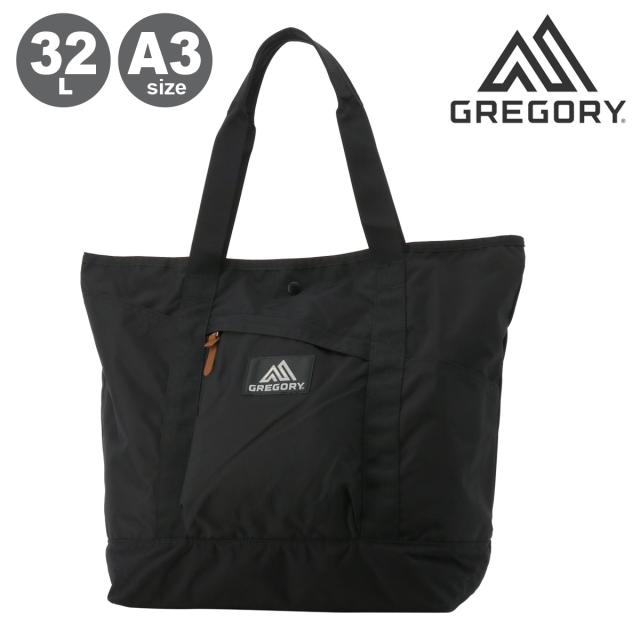 【レビュー投稿で+5％還元】グレゴリー トートバッグ A3 大容量 メンズ レディース オールマイティー クラシック GREGORY 大きめ 通学 32L ブラック