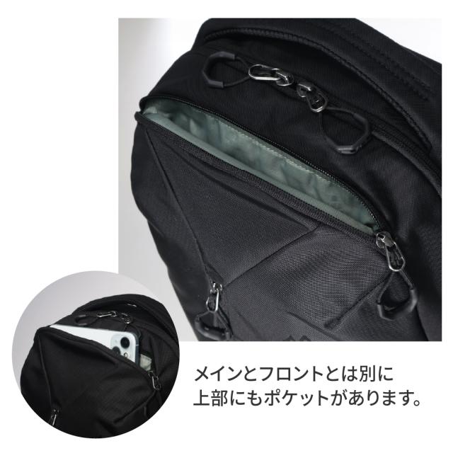 別注 グレゴリー リュック ルーヌ20 当社限定 A4 20L 15インチ RHUNE20 DRC GREGORY デイパック リュックサック 軽量 撥水 ロビックエアー カジュアル ビジネス 通勤 通学 パソコン PC収納 オールブラック 男女兼用_10