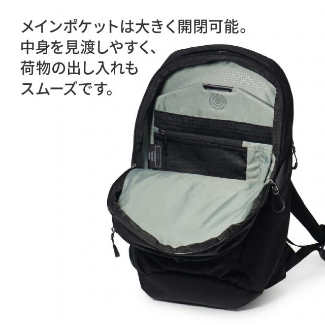 別注 グレゴリー リュック ルーヌ20 当社限定 A4 20L 15インチ RHUNE20 DRC GREGORY デイパック リュックサック 軽量 撥水 ロビックエアー カジュアル ビジネス 通勤 通学 パソコン PC収納 オールブラック 男女兼用_11