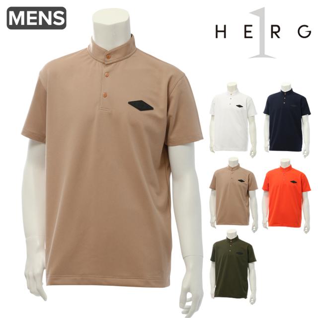 【レビュー投稿で+5％還元】エルグワン ゴルフ ポロシャツ 半袖 ゴルフ メンズ レディース GU23PR11 HERG1 ゴルフウェア スポーツ STAND COLLOR POLO-スタンドカラーポロ クリスマス_mp クリスマス_wp