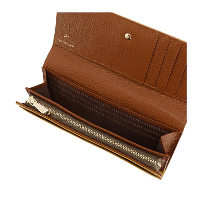 レビュー投稿で+5％還元】エフィー 長財布 かぶせ 本革 レディースGV5-018