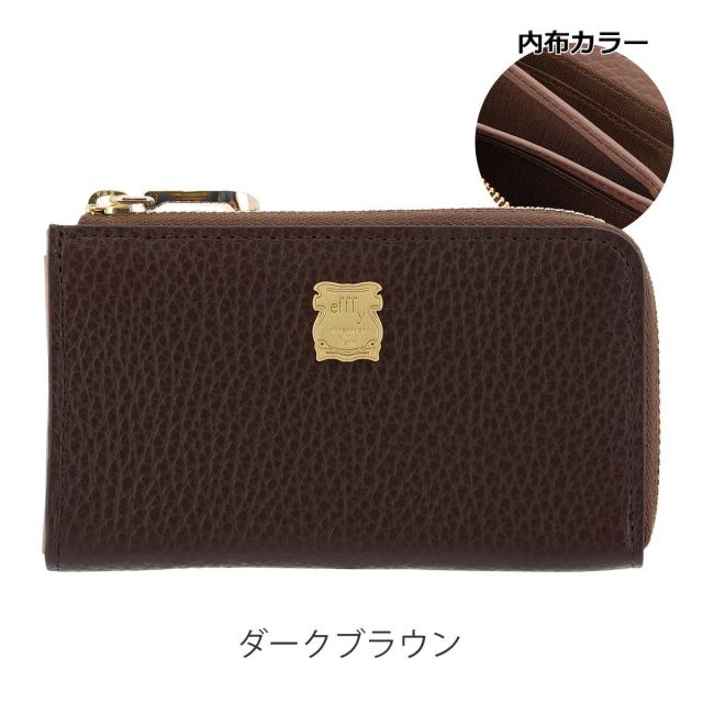 【レビュー投稿で+5％還元】コインケース L字ファスナー 本革 日本製 レディース エフィーGV5-019 efffy | 小銭入れ 牛革 レザー_10