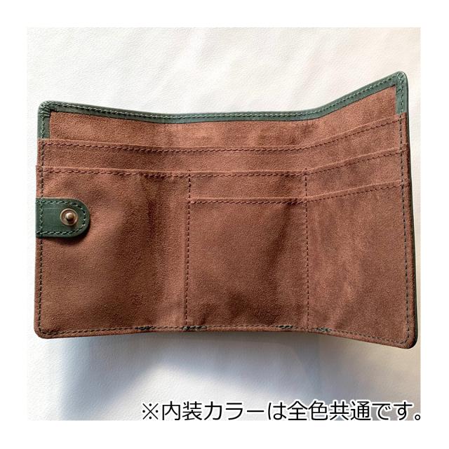 【レビュー投稿で+5％還元】グラート 三つ折り財布 財布 三つ折り ミニ財布 ミニウォレット ステンドグラス 小さめ コンパクト メンズ レディース 日本製 H0212 glart ガラス モストロレザー 牛革 本革 レザー 綺麗 おしゃれ アンティーク シンプル_9