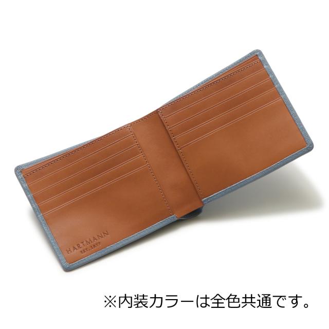レビュー投稿で+5％還元】ハートマン 財布 札入れ 二つ折り 極薄 薄い