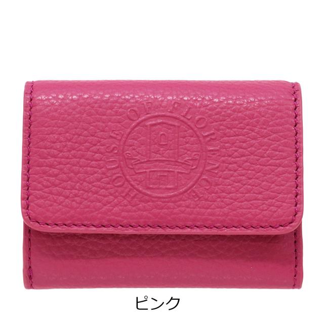 【レビュー投稿で+5％還元】ハウスオブフローレンス 三つ折り財布 ミニ財布 カードケース 札入れ無し 002105CI Primo House of Florence | 牛革 レザー エンボス 型押し 開運 一粒万倍日_14