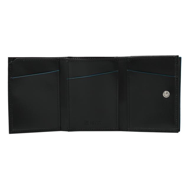 レビュー投稿で+5％還元】イズイット 三つ折り財布 本革 レザー