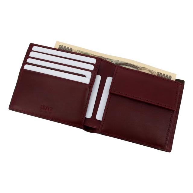 【レビュー投稿で+5％還元】イズイット 財布 二つ折り 本革 メンズ 934613 ラム ISIT IS/IT 薄型 薄い 薄マチ 二つ折り財布 折り財布 レザー 羊革 開運 一粒万倍日 クリスマス_mp レビュー投稿で+5％還元】イズイット 財布 二つ折り 本革 メンズ