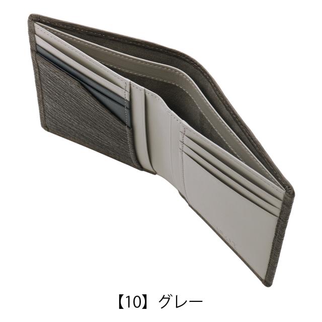【レビュー投稿で+5％還元】イズイット 二つ折り財布 小銭入れ無し ミニ財布 ミドルウォレット ミドル財布 ハーフウォレット サメ革 鮫革 本革 ブルーシャーク 941605 日本製 ISIT IS/IT | スマート 薄型 レザー シャークスキン 開運 一粒万倍日_12