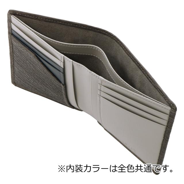 【レビュー投稿で+5％還元】イズイット 二つ折り財布 小銭入れ無し ミニ財布 ミドルウォレット ミドル財布 ハーフウォレット サメ革 鮫革 本革 ブルーシャーク 941605 日本製 ISIT IS/IT | スマート 薄型 レザー シャークスキン 開運 一粒万倍日_4