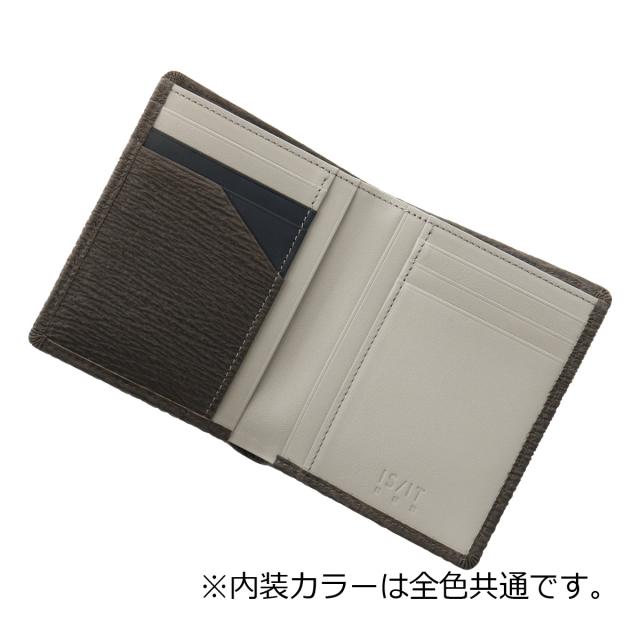 【レビュー投稿で+5％還元】イズイット 二つ折り財布 小銭入れ無し ミニ財布 ミドルウォレット ミドル財布 ハーフウォレット サメ革 鮫革 本革 メンズ ブルーシャーク 941605 日本製 ISIT IS/IT | スマート 薄型 レザー シャークスキン 開運 一粒万倍日 クリスマス_mp レビュー投稿で+5％還元】イズイット 二つ折り財布 小銭入れ無し ミニ