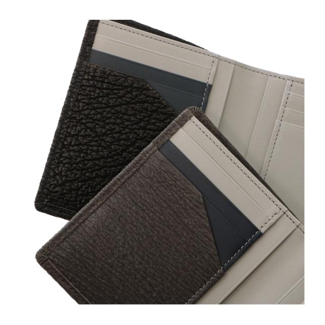 レビュー投稿で+5％還元】イズイット 二つ折り財布 小銭入れ無し ミニ