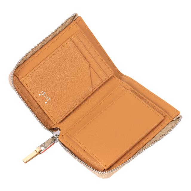 【レビュー投稿で+5％還元】イズイット 二つ折り財布 財布 二つ折り 小銭入れ付き 札入れ ベラ付き ミドルウォレット ミドル財布 セミ長財布 メンズ レディース 950614 タンド IS/IT ISIT カジュアル 牛革 本革 レザー ヌメ革 クリスマス_mp クリスマス_wp レビュー投稿で+5％還元】イズイット 二つ折り財布 財布 二つ折り 小銭
