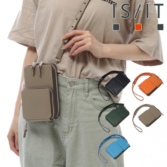 【レビュー投稿で+5％還元】イズイット スマホショルダー 本革 メンズ レディース 972112 ノボ ISIT IS/IT お財布ショルダー ウォレットショルダー ミニショルダー ショルダーバッグ  レザー 牛革 開運 一粒万倍日 クリスマス_mp クリスマス_wp