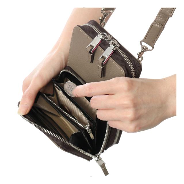 レビュー投稿で+5％還元】イズイット スマホショルダー 本革 メンズ