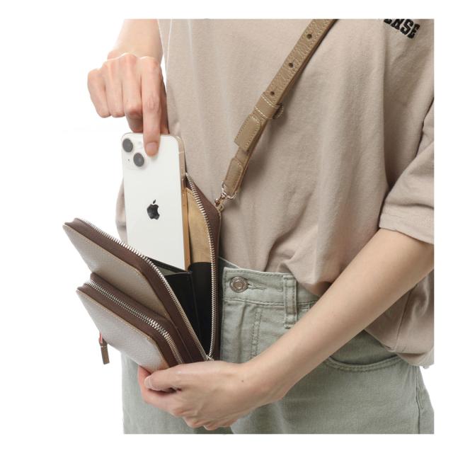 レビュー投稿で+5％還元】イズイット スマホショルダー 本革 メンズ