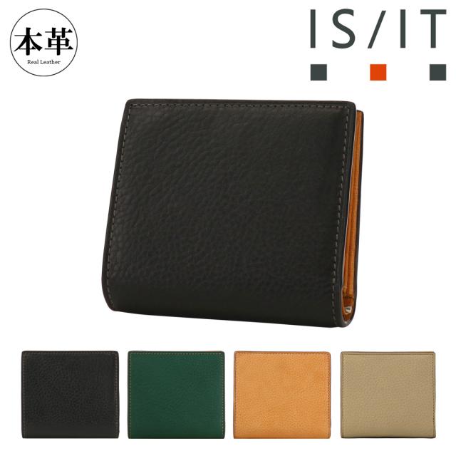 【レビュー投稿で+5％還元】イズイット 財布 二つ折り 本革 ミニ財布 メンズ 974612 ヒッチ IS/IT 牛革 レザー 開運 一粒万倍日 クリスマス_mp